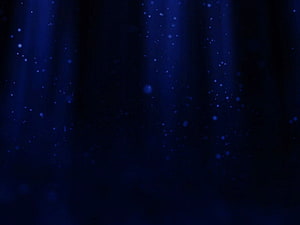 Deep Blue Bokeh Light Rays with Floating Particles for a Serene and Mysterious Atmosphere HD wallpaper