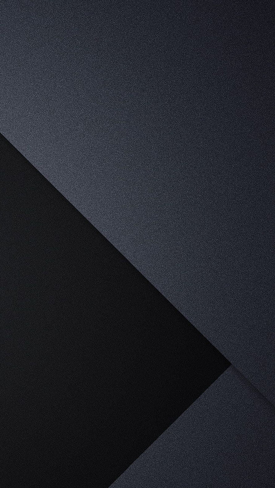 Minimalist Dark Geometric Abstract Pattern with Diagonal Black and Charcoal Textured Shapes HD phone wallpaper