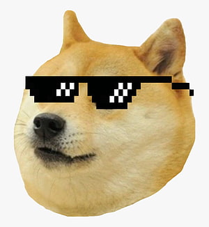 Doge Shiba Inu Wearing Pixelated Sunglasses Meme HD phone wallpaper
