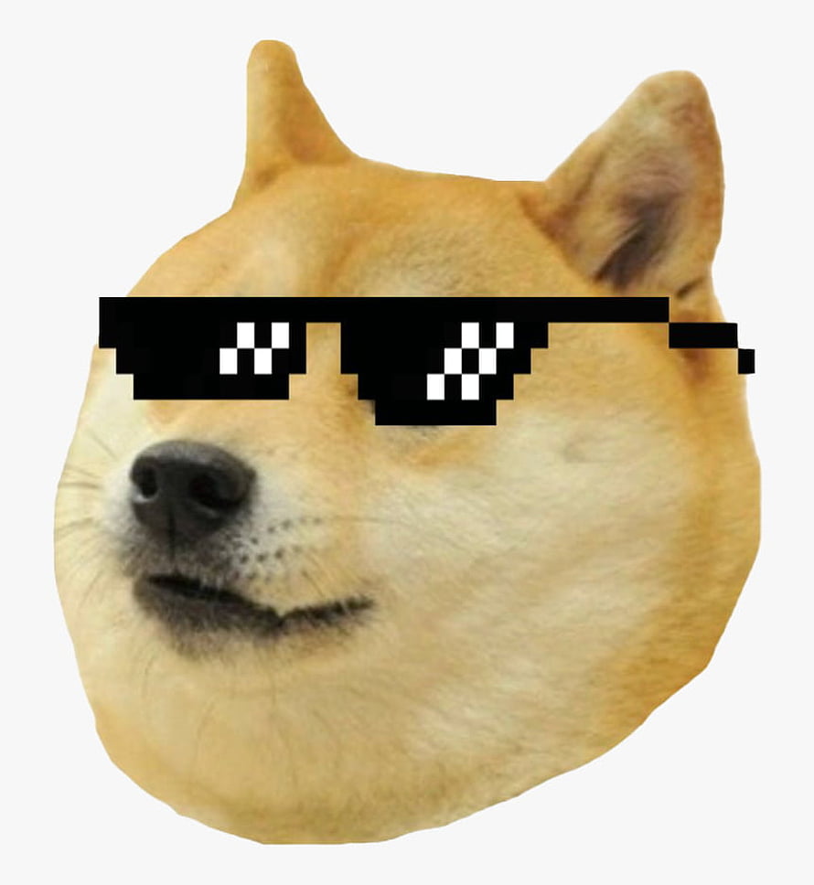 Doge Shiba Inu Wearing Pixelated Sunglasses Meme HD phone wallpaper