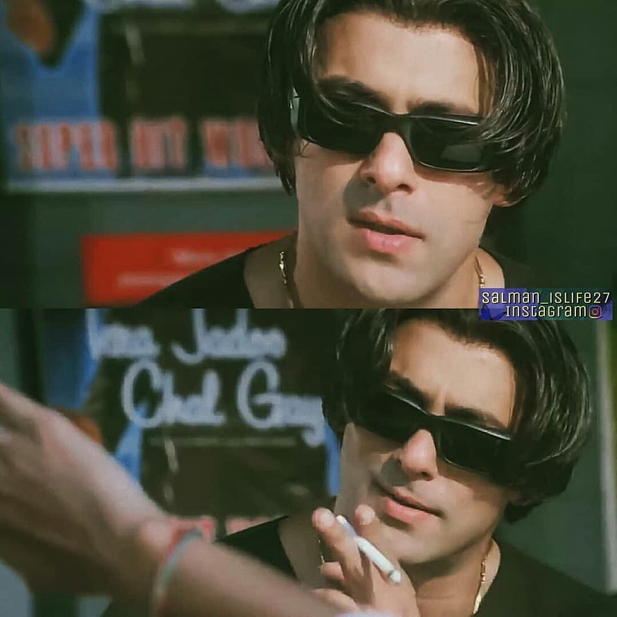 Salman Khan in Tere Naam Wearing Sunglasses and Holding a Cigarette HD phone wallpaper