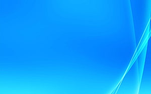 Minimalist Blue Gradient with Elegant Curved Light Streaks on the Right Side HD wallpaper