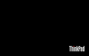 Minimalist Black ThinkPad Logo Wallpaper for Desktop Background HD wallpaper