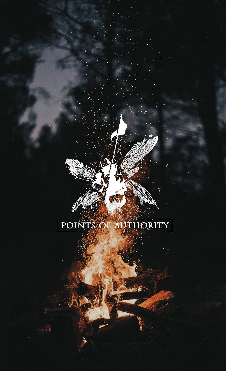Linkin Park Hybrid Theory Album Artwork with Burning Campfire and Dragonfly HD phone wallpaper