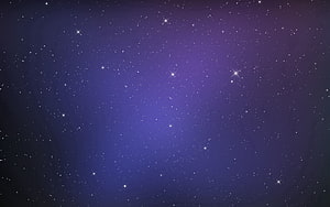 Deep Purple Night Sky Filled With Scattered Stars And Soft Cosmic Glow HD wallpaper
