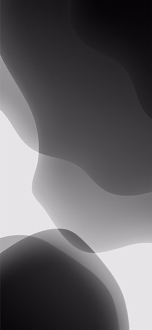 Monochrome Abstract Flowing Shapes Minimalist Dark Mode Wallpaper HD phone wallpaper