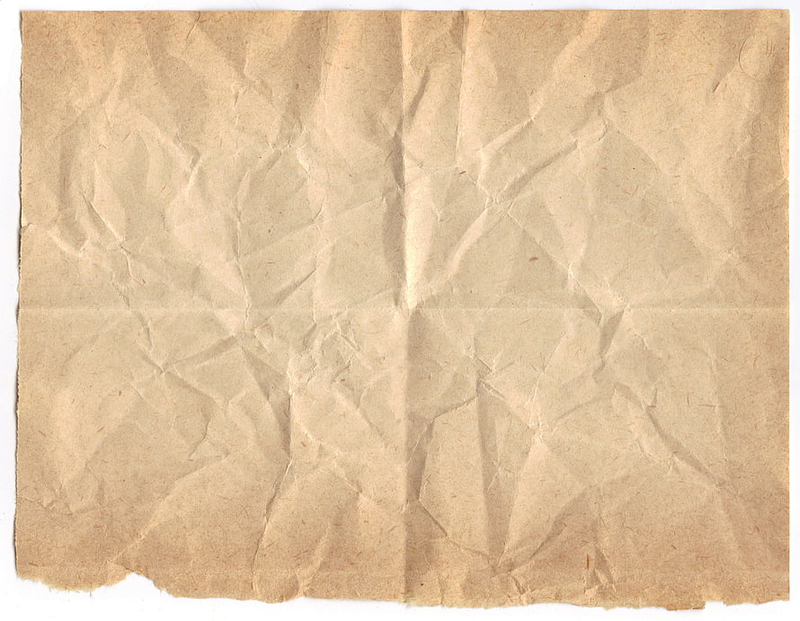 Vintage Crumpled Kraft Paper Texture with Natural Creases and Fibers HD wallpaper