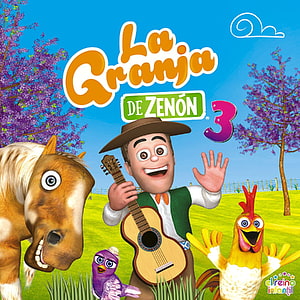 La Granja De Zenon 3 Farm Animals and Guitarist Character Illustration HD phone wallpaper
