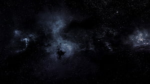 Deep Space Nebula and Star Field Against a Dark Cosmic Background HD wallpaper