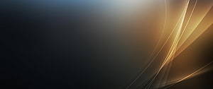 Elegant Dark Abstract Background with Flowing Golden Light Streaks HD wallpaper