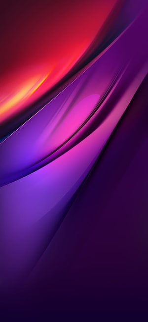 Vibrant Abstract Gradient with Flowing Purple and Red Curves HD phone wallpaper