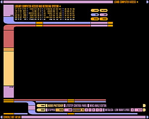 Star Trek LCARS Computer Interface Desktop Background HD wallpaper