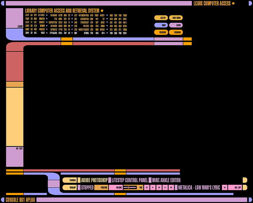 Star Trek LCARS Computer Interface Desktop Background HD wallpaper