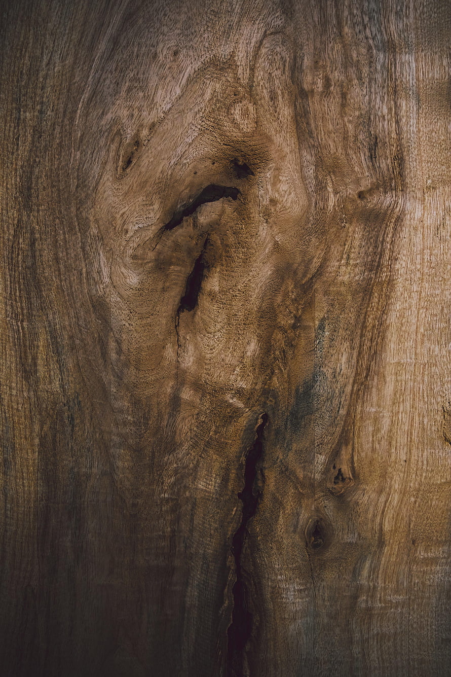 Dark Rustic Wood Grain Texture with Natural Knots and Deep Cracks HD phone wallpaper