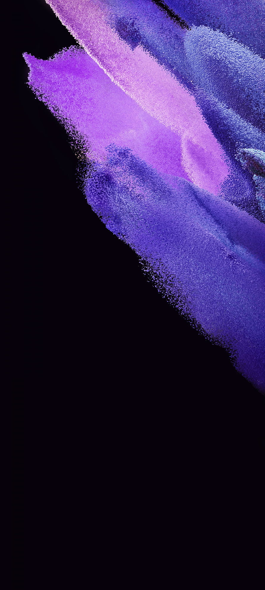 Vibrant Purple and Pink Particle Flow on Black Background Abstract Art HD phone wallpaper