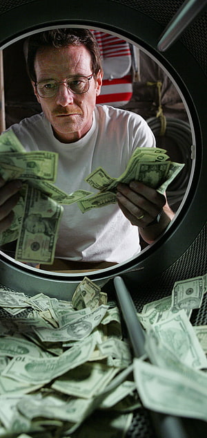Walter White Counting Cash in Breaking Bad HD phone wallpaper