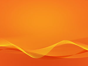 Vibrant Orange Abstract Wave Design with Flowing Yellow Lines and Smooth Gradient Background HD wallpaper