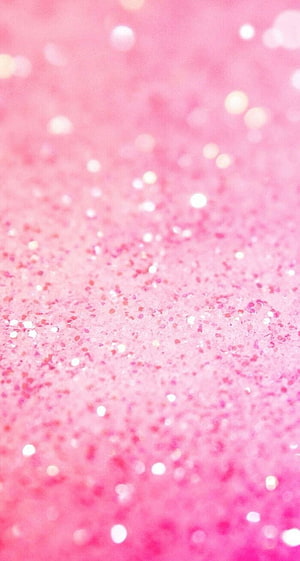 Soft Pink Glitter Texture with Soft Focus Bokeh Light Effects HD phone wallpaper
