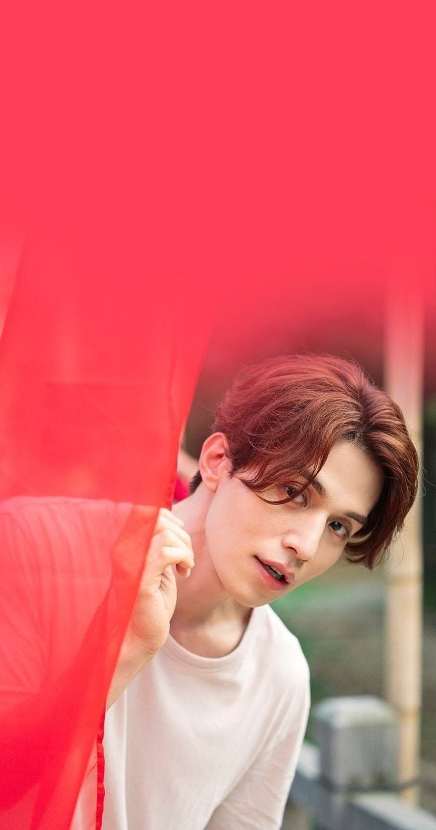 Lee Dong Wook in Tale of the Nine Tailed with Red Fabric and White Shirt HD phone wallpaper