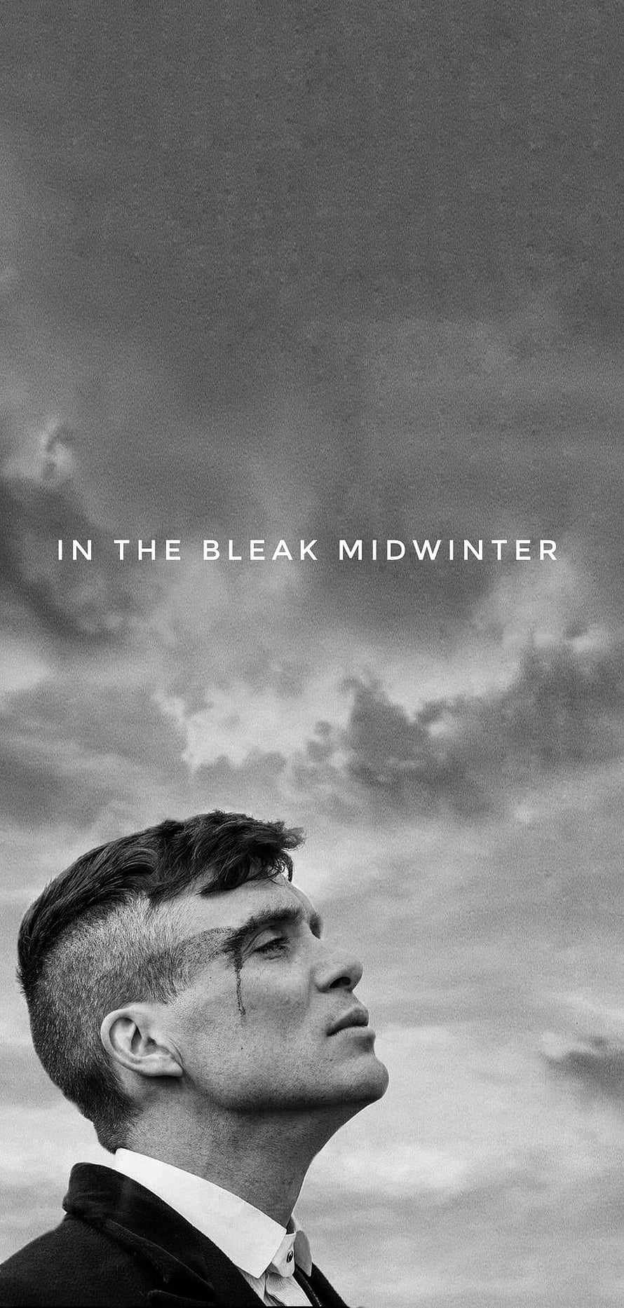 Peaky Blinders In The Bleak Midwinter Black and White Portrait HD phone wallpaper