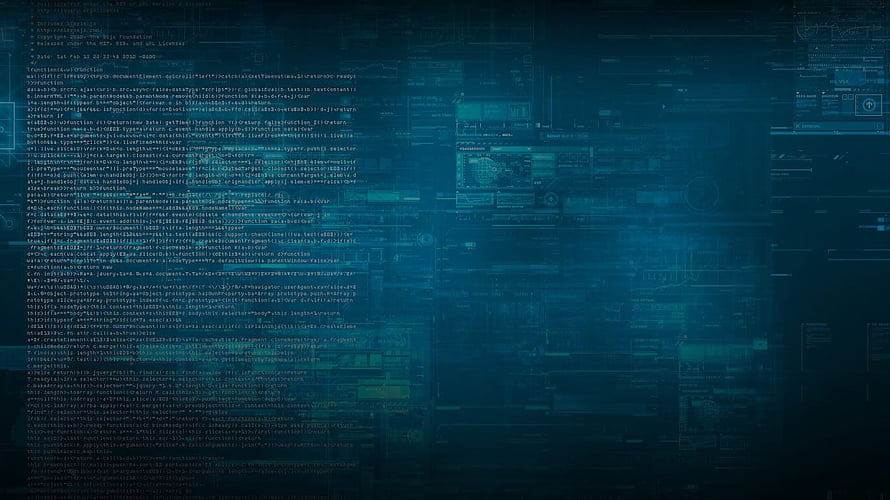 Digital Forensics Interface with Blue Code and Data Visualization HD wallpaper