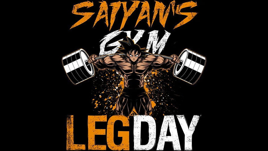 Goku Gym Leg Day Dragon Ball Super Anime Illustration HD wallpaper