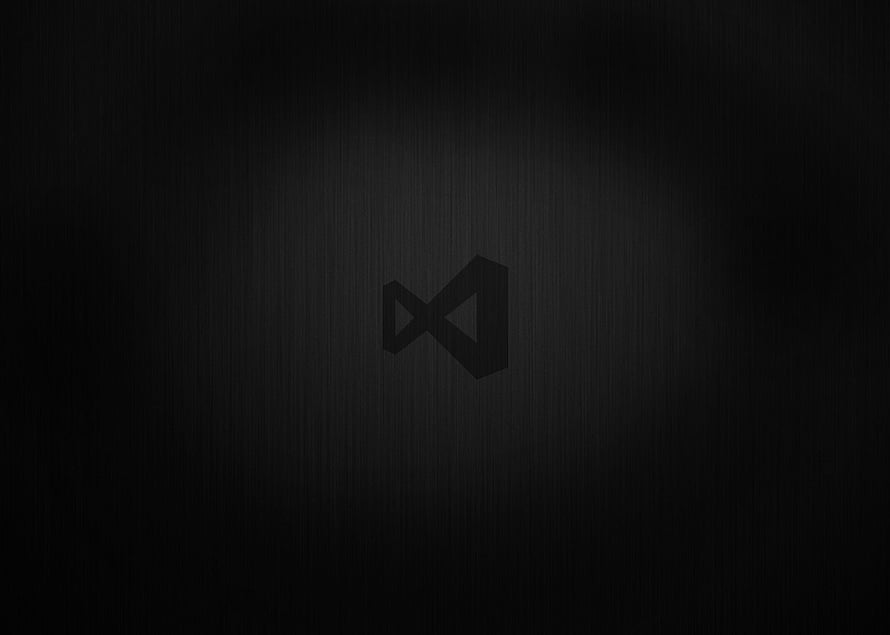 Minimalist Dark Geometric Logo on Brushed Metal Background HD wallpaper