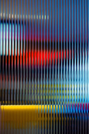 Abstract Vertical Streaks of Neon Light Through Textured Glass Surface HD phone wallpaper