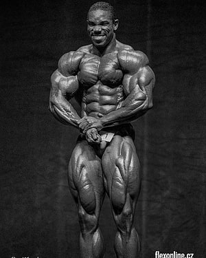 Flex Wheeler Black and White Bodybuilding Pose HD phone wallpaper