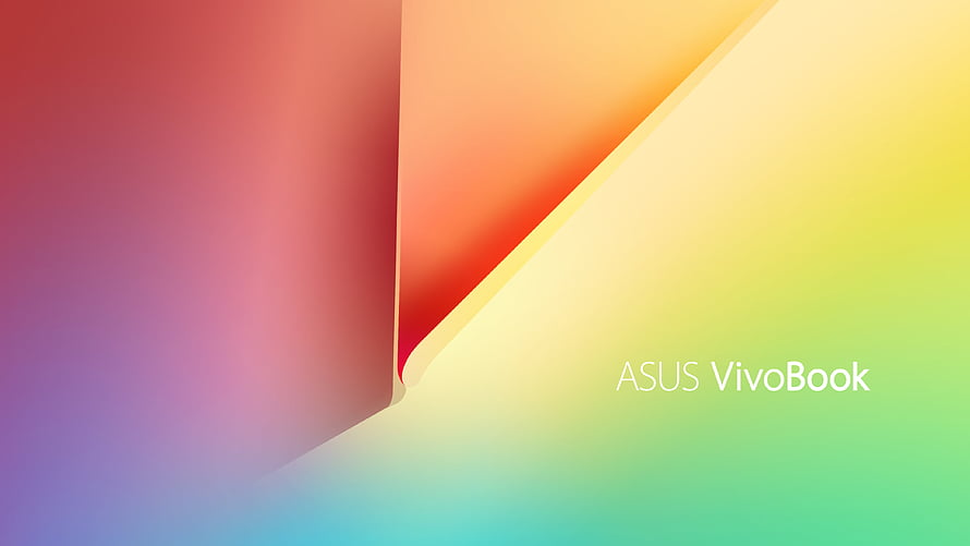 ASUS VivoBook Abstract Gradient Wallpaper With Soft Geometric Shapes And Vibrant Color Blends HD wallpaper