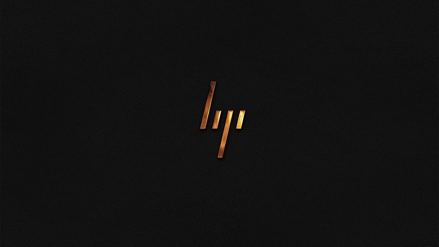 HP Envy and Pavilion Gaming Logo on Dark Textured Background HD wallpaper