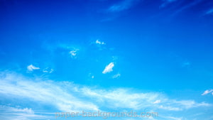 Serene Blue Sky with Soft White Clouds and Clear Atmosphere HD wallpaper