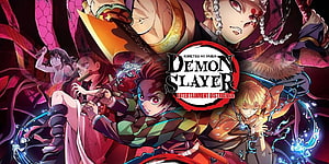 Demon Slayer Entertainment District Arc Anime Character Group Artwork HD wallpaper