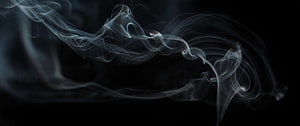 Elegant White Smoke Swirls Against a Deep Black Background HD wallpaper