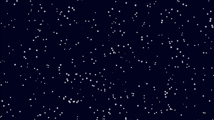 Minimalist Cartoon Night Sky with Scattered White Stars on Deep Navy Background HD wallpaper