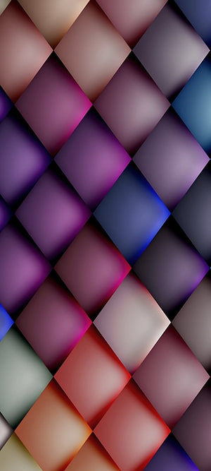 Abstract Geometric Diamond Pattern with Soft Gradient Colors and 3D Depth HD phone wallpaper