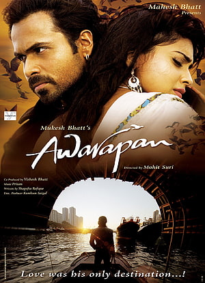 Awarapan Movie Poster Featuring Emraan Hashmi and Raveena Tandon in Romantic Drama HD phone wallpaper