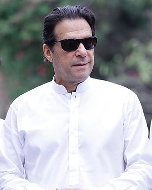 Imran Khan Wearing Dark Sunglasses and a White Band Collar Shirt HD phone wallpaper