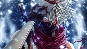Sasuke Uchiha Sharingan and Rinnegan Anime Character Artwork HD wallpaper