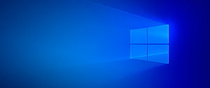 Windows 10 Default Blue Window Logo Minimalist Desktop Background HD wallpaper