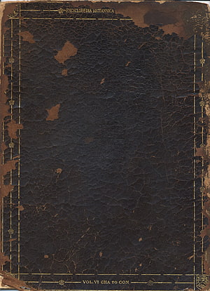 Vintage Encyclopedia Britannica Leather Book Cover Texture HD phone wallpaper