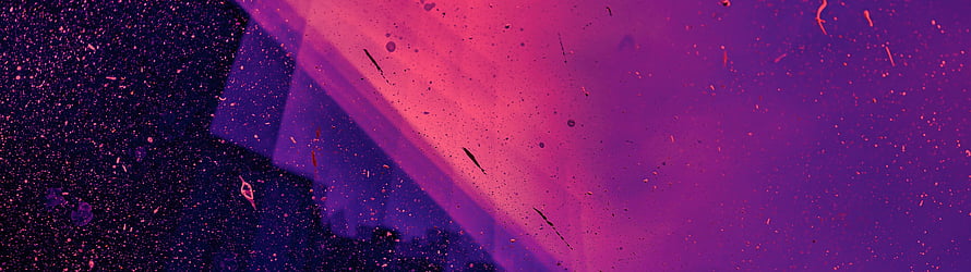 Abstract Neon Paint Splash in Purple and Pink with Geometric Shapes and Speckled Texture HD wallpaper
