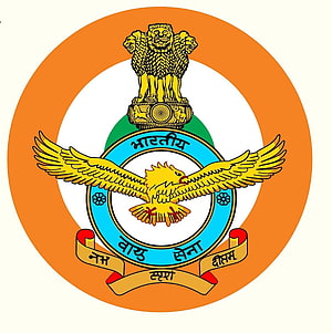 Official Indian Air Force Emblem Featuring Ashoka Lion Capital And Golden Eagle HD phone wallpaper