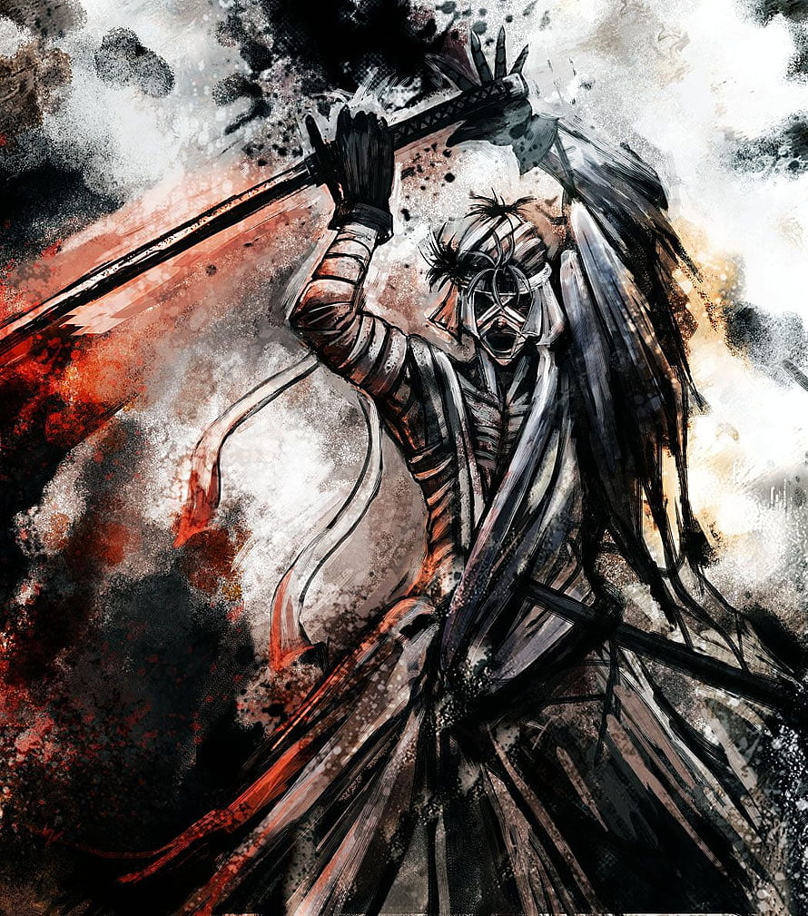 Shishio Makoto Rurouni Kenshin Anime Character Artwork HD phone wallpaper