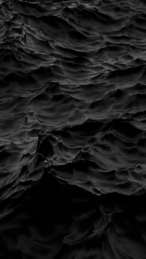 Dark AMOLED Ocean Waves Abstract Texture Wallpaper HD phone wallpaper