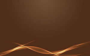 Elegant Brown Abstract Background with Flowing Golden Light Waves HD wallpaper