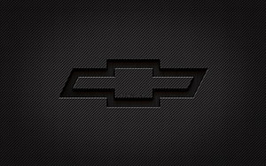 Chevrolet Carbon Fiber Emblem on Dark Textured Background HD wallpaper
