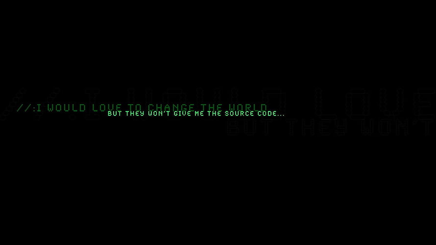 Green Terminal Code Quote on Black Background Minimalist Developer Wallpaper HD wallpaper