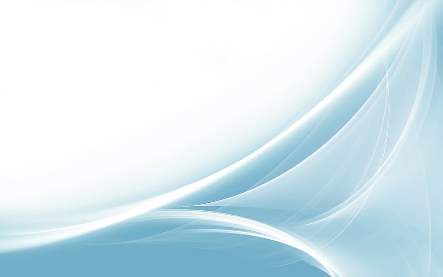 Elegant Light Blue Abstract Waves with Soft White Flowing Lines HD wallpaper