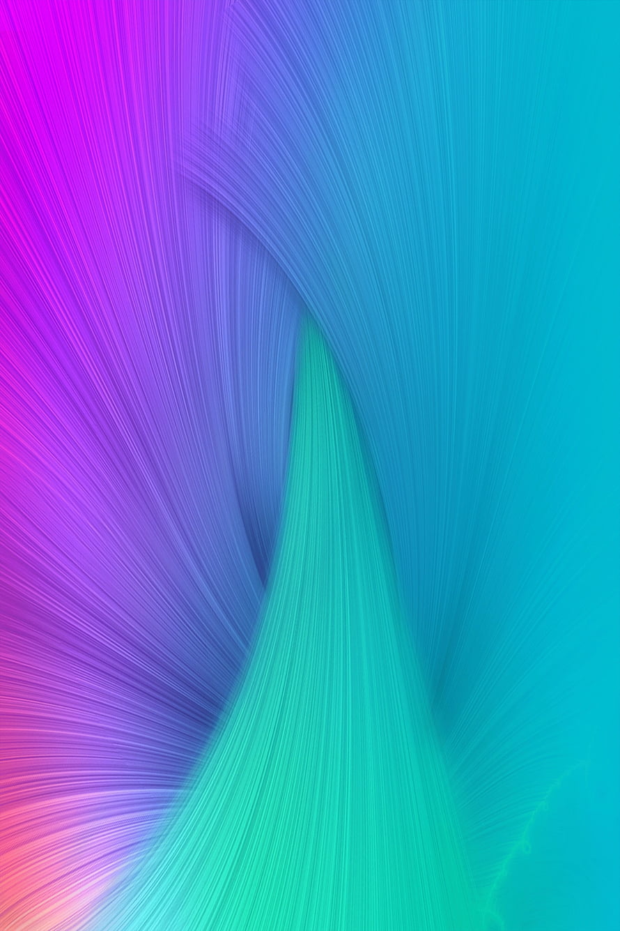 Vibrant Abstract Flow of Pink and Cyan Gradient Threads HD phone wallpaper